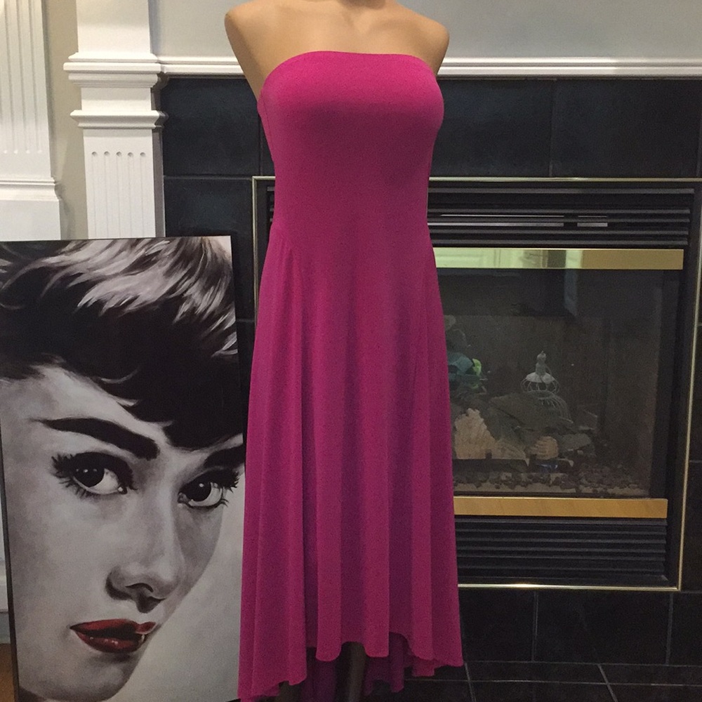 Express strapless dress